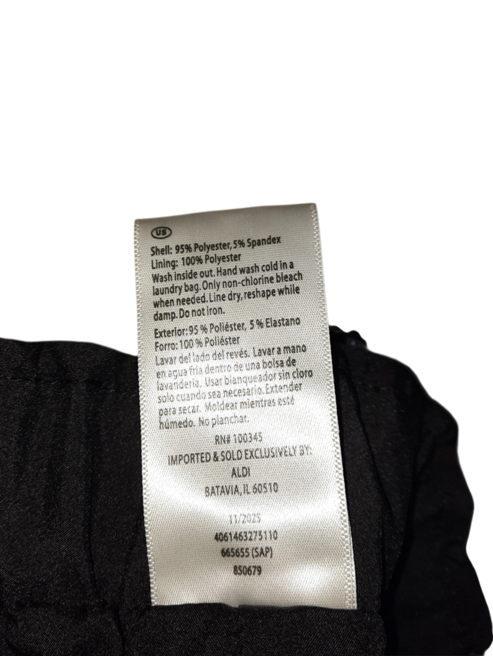 Serra Black Sequin Wide-Leg Pants - Picture 3 of 8
